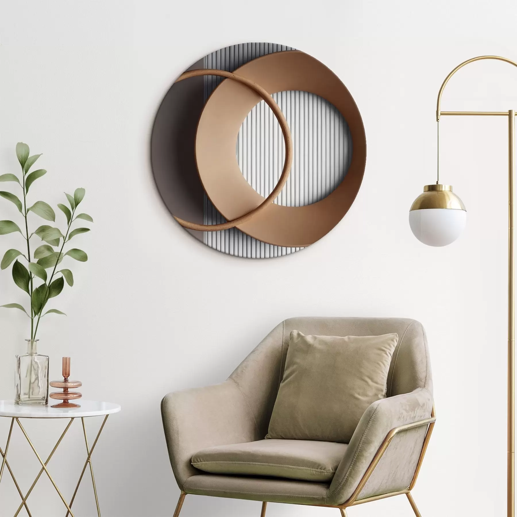 fotótapéta Ködös hegyvonulat tompa színekkel r44901