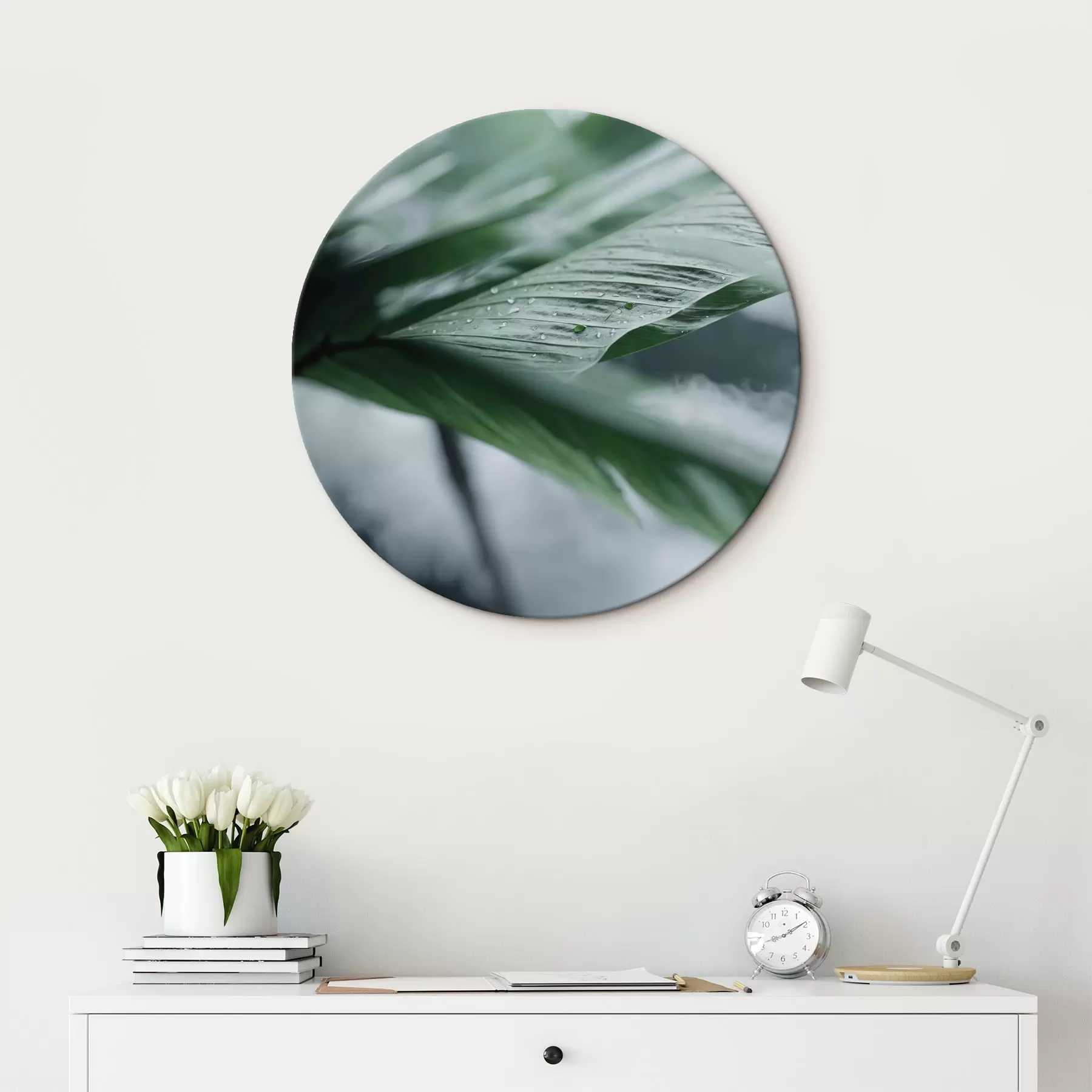 fotótapéta Minimalista kompozíció terrakotta gyűrűk és geometria r44902