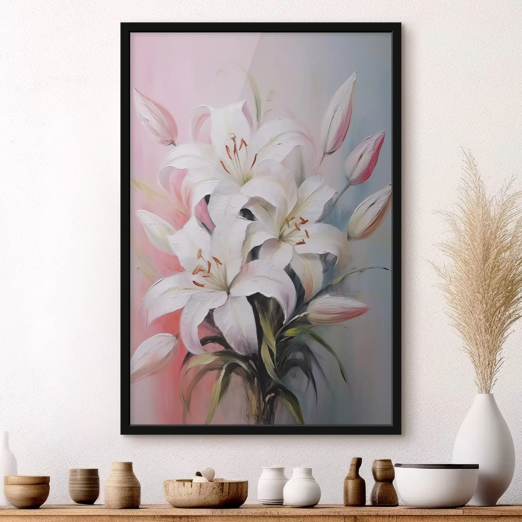 fotószőnyeg Fehér liliom f44904