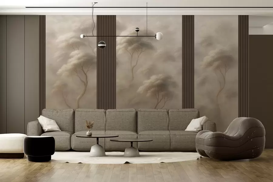 fotószőnyeg Az erdő találkozik a panel művészettel w04187