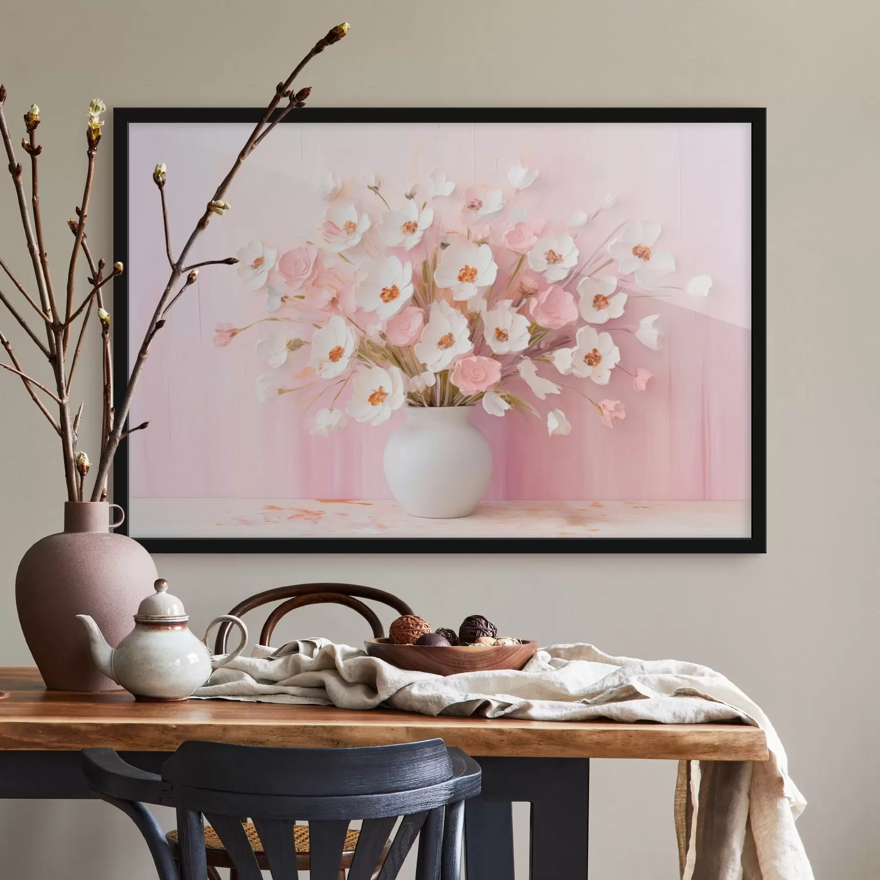 fotószőnyeg Finom csokor modern dekoratív stílusban f44950