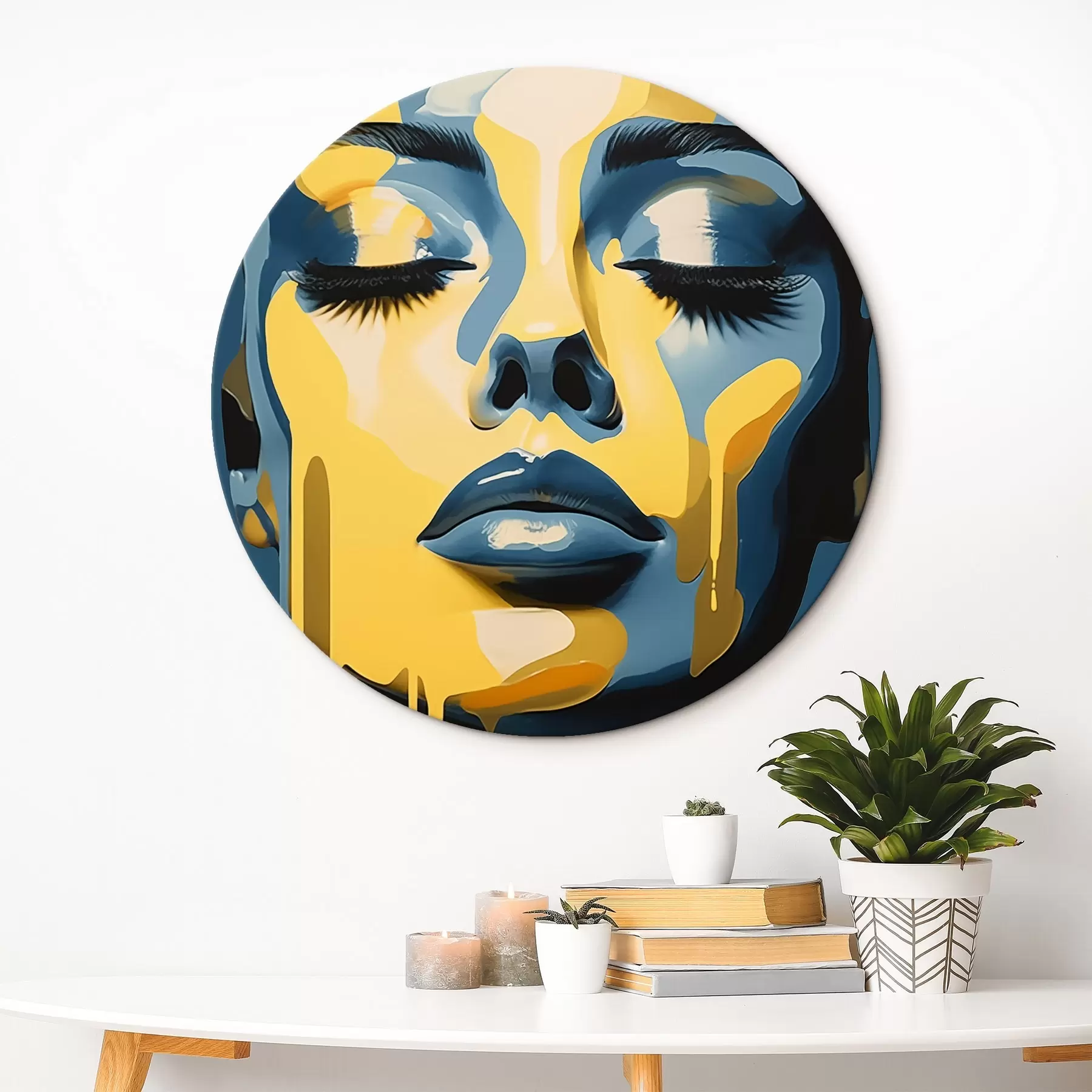 fotótapéta Női portré csukott szemmel r45006