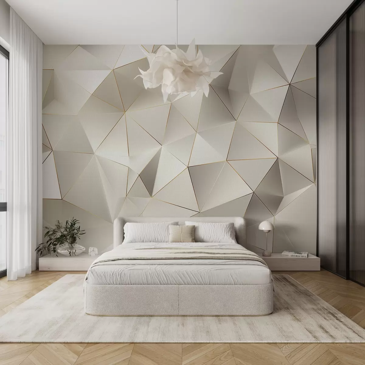 fotószőnyeg geometria, absztrakció, fény, homlokzatok, minta, struktúra w04236