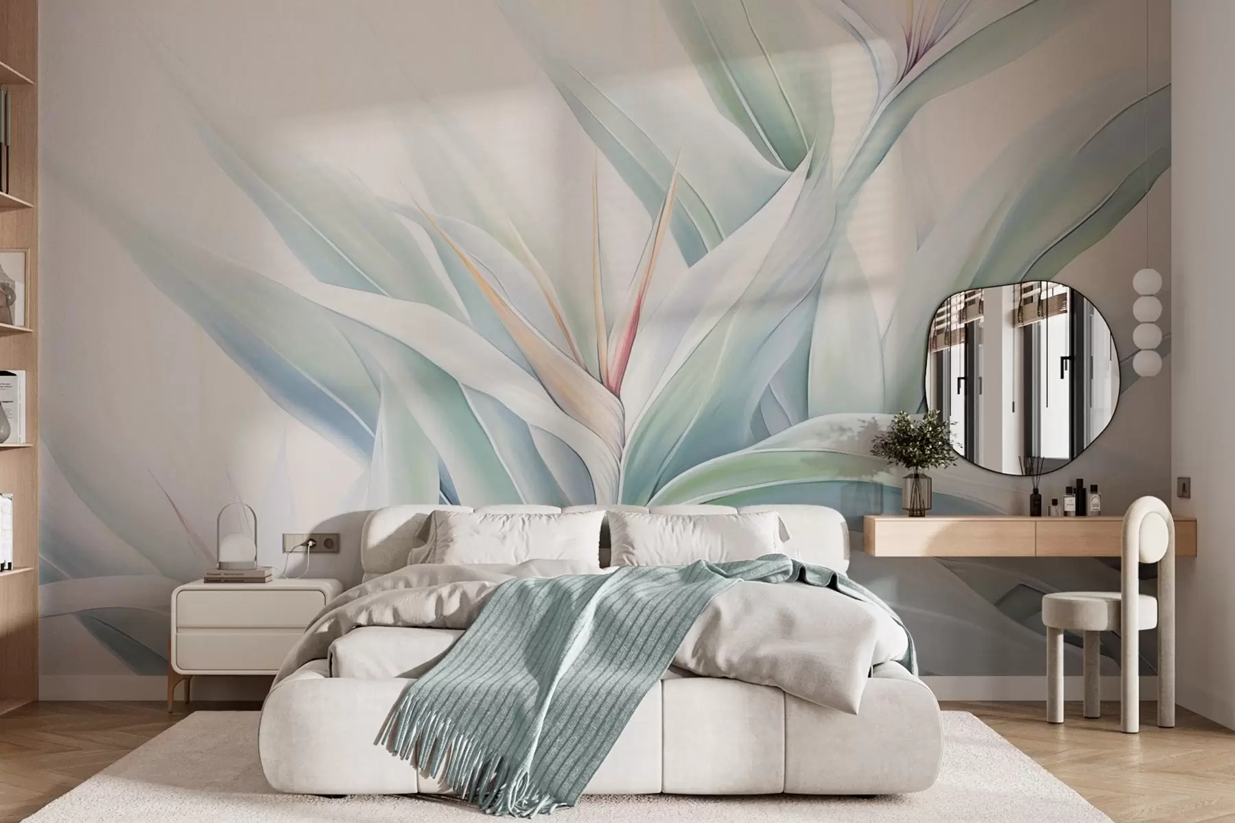fotószőnyeg Strelitzia lombozat w04264