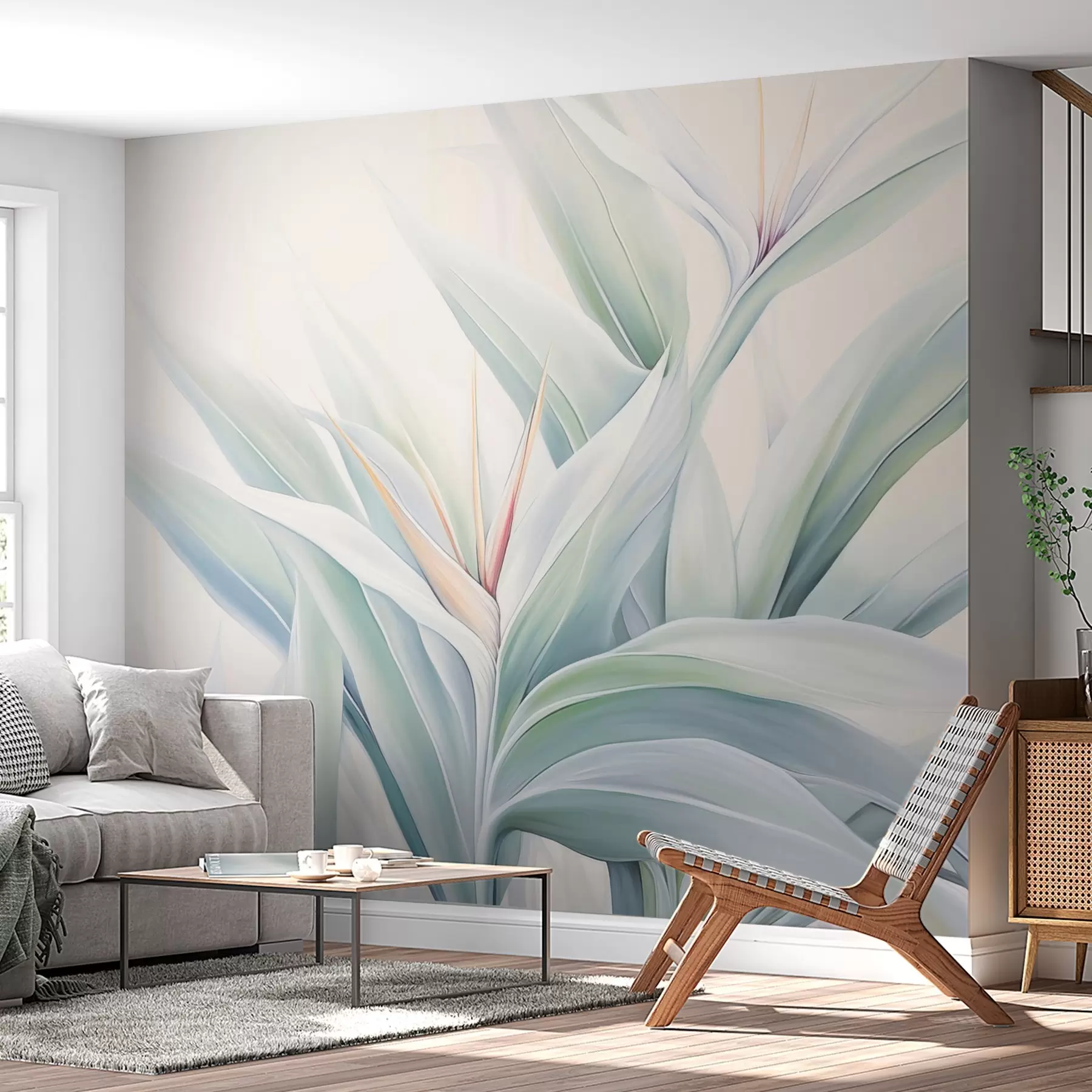 fotószőnyeg Strelitzia lombozat w04264