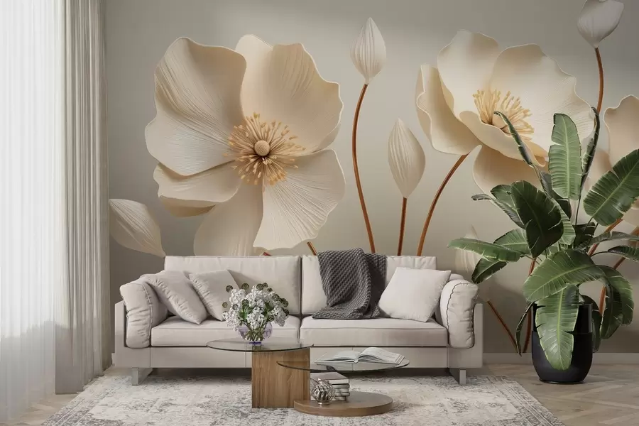 fotószőnyeg Kecses virágok w04248