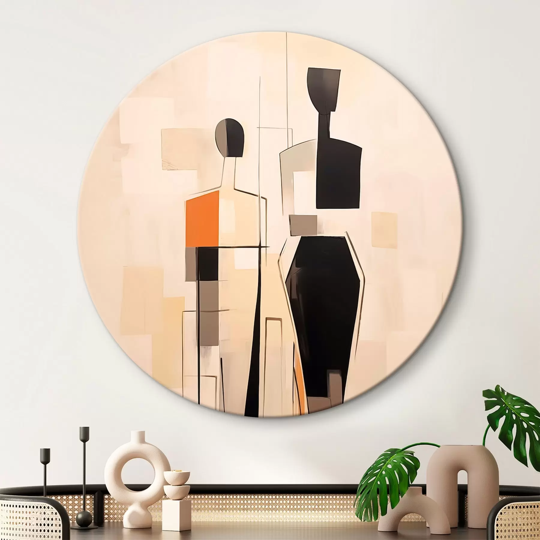 fotótapéta Absztrakt sziluettek r45124