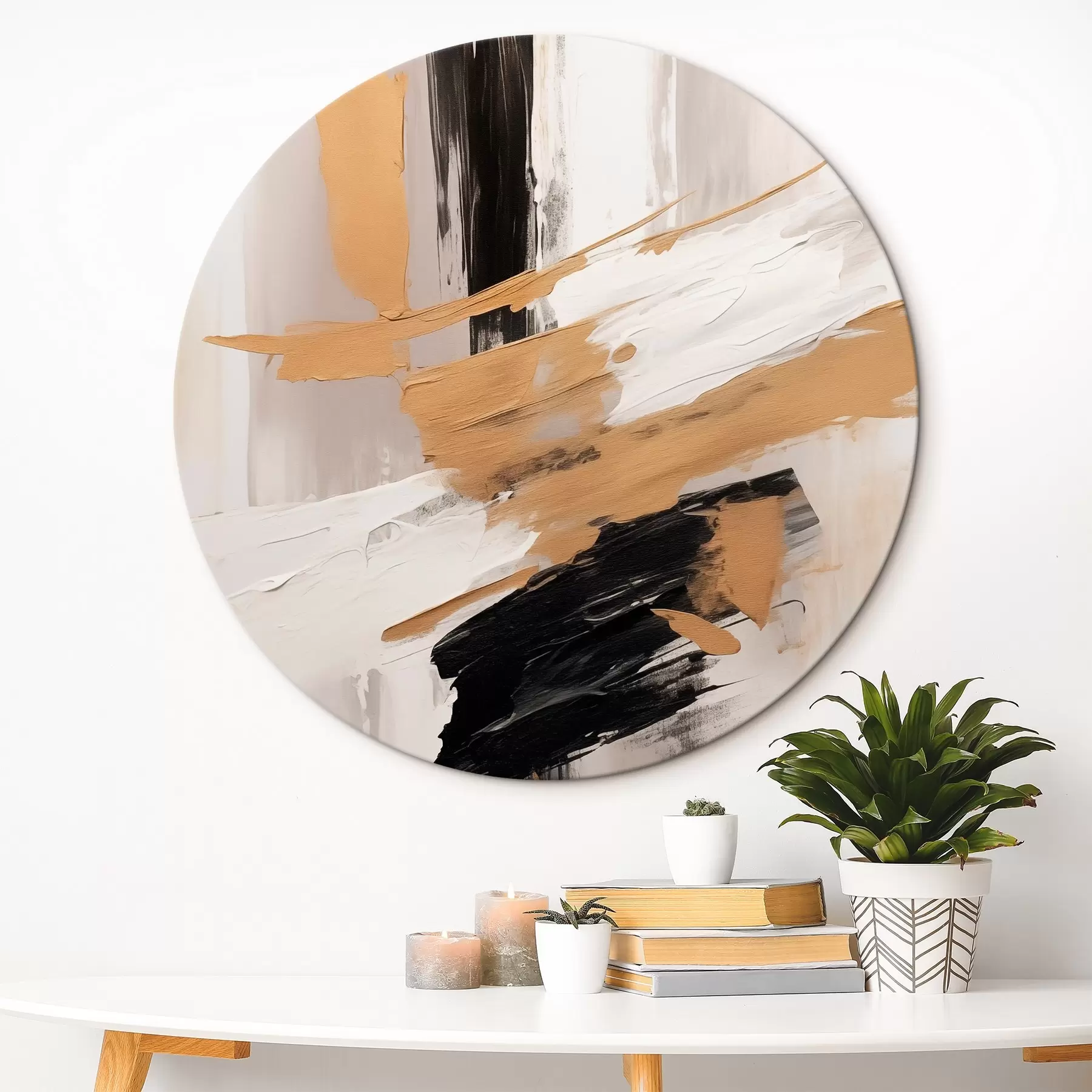fotótapéta Modern absztrakció utánzata ecsetvonások r45127
