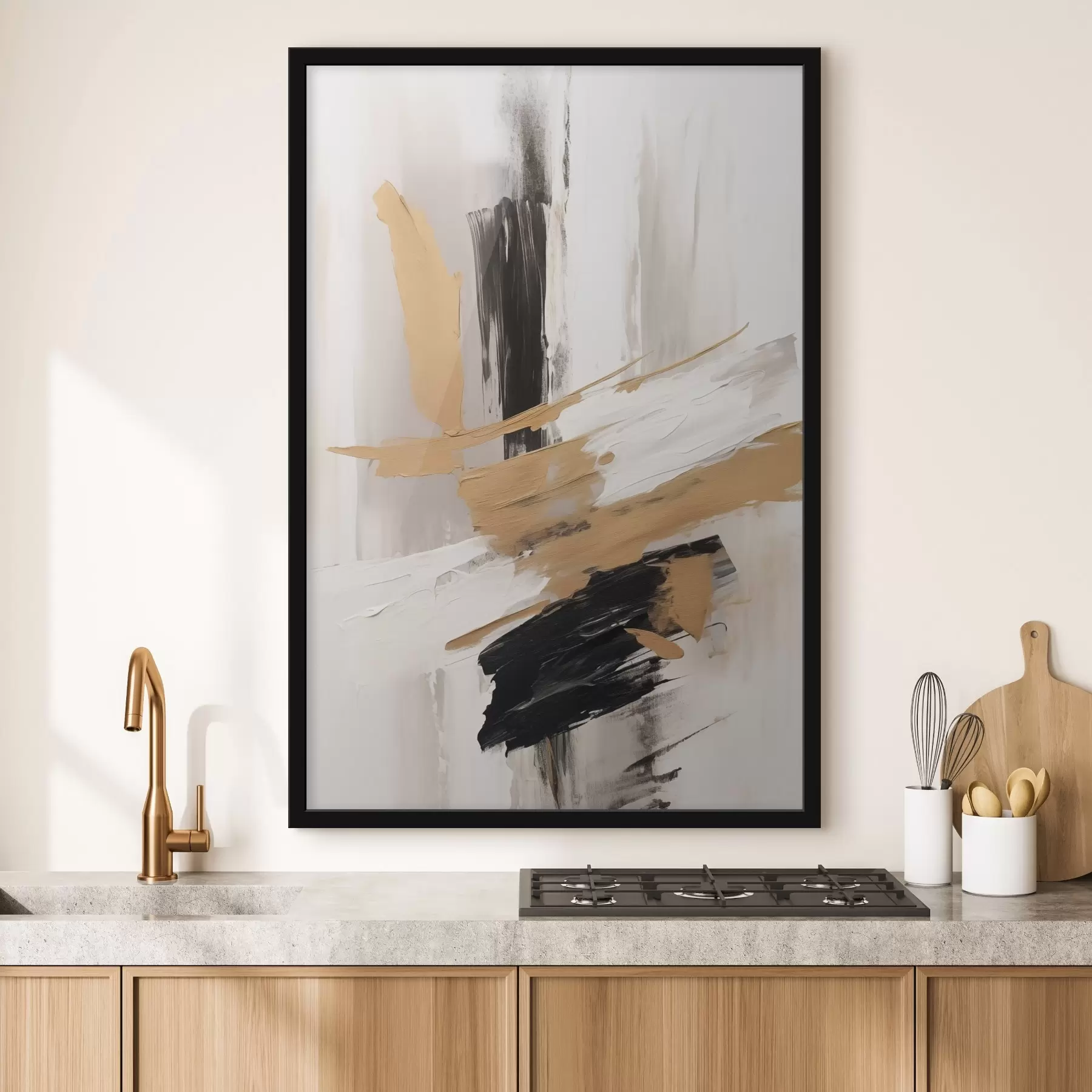 fotószőnyeg Modern absztrakció utánzata ecsetvonások f45127