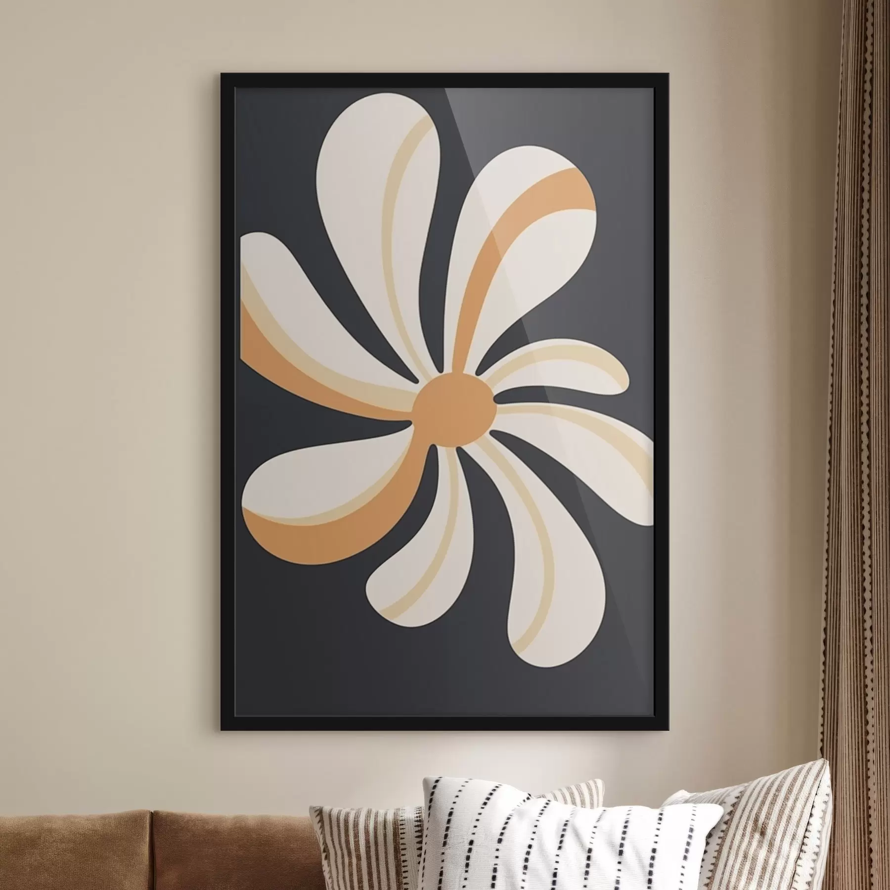 fotószőnyeg Stilizált virág f45151