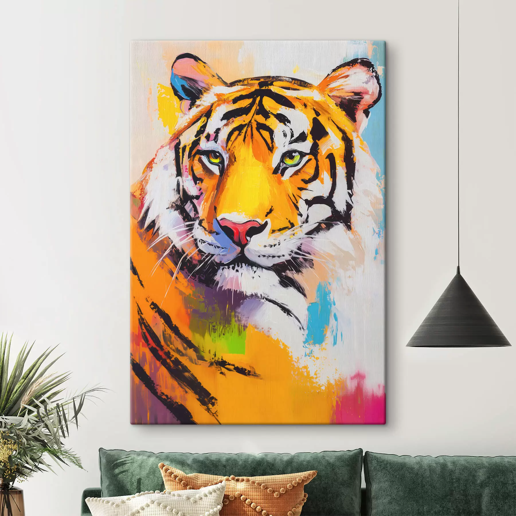 fotótapéta Egy tigris portréja s45069