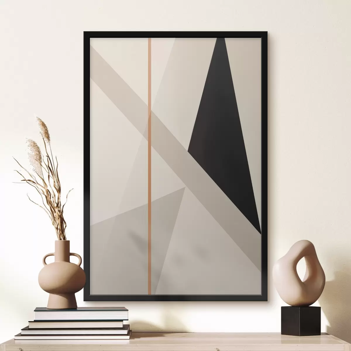 Plakát a sziklán Geometriai absztrakció f45211