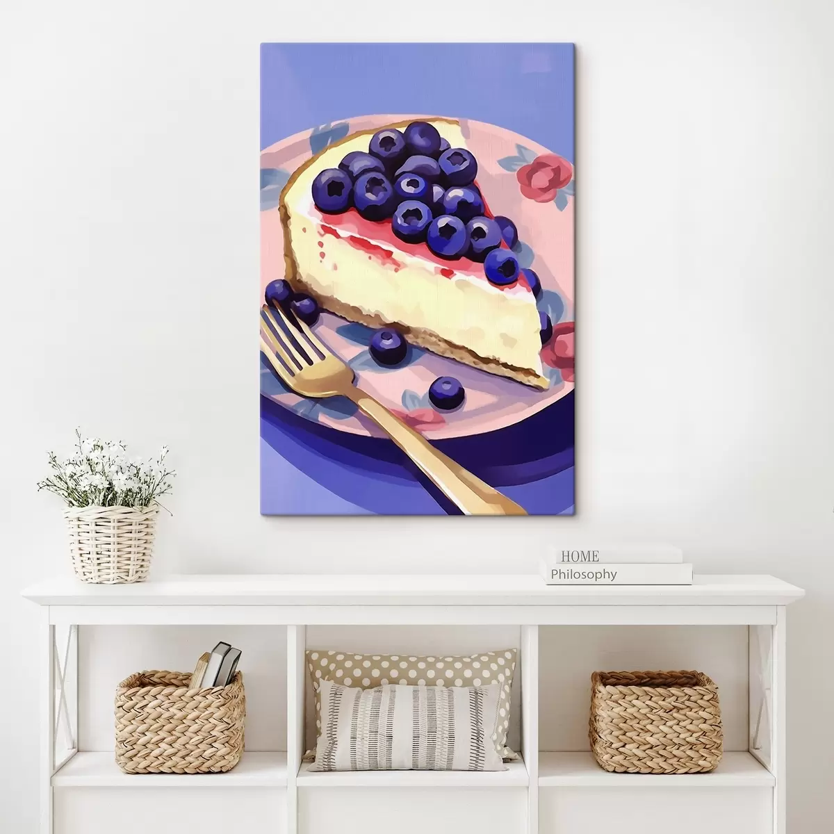 fotótapéta Áfonyás sajttorta s45229