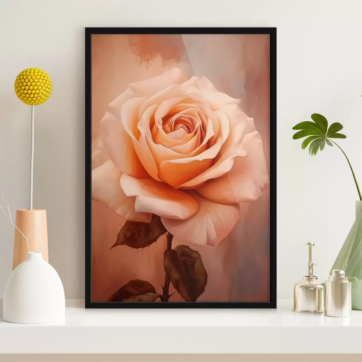 Plakát a sziklán Rose f45227