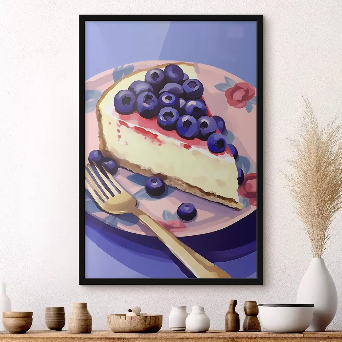 Plakát a sziklán Áfonyás sajttorta f45229