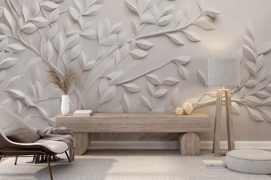 fotószőnyeg Monokróm Nature Relief textúra w04329
