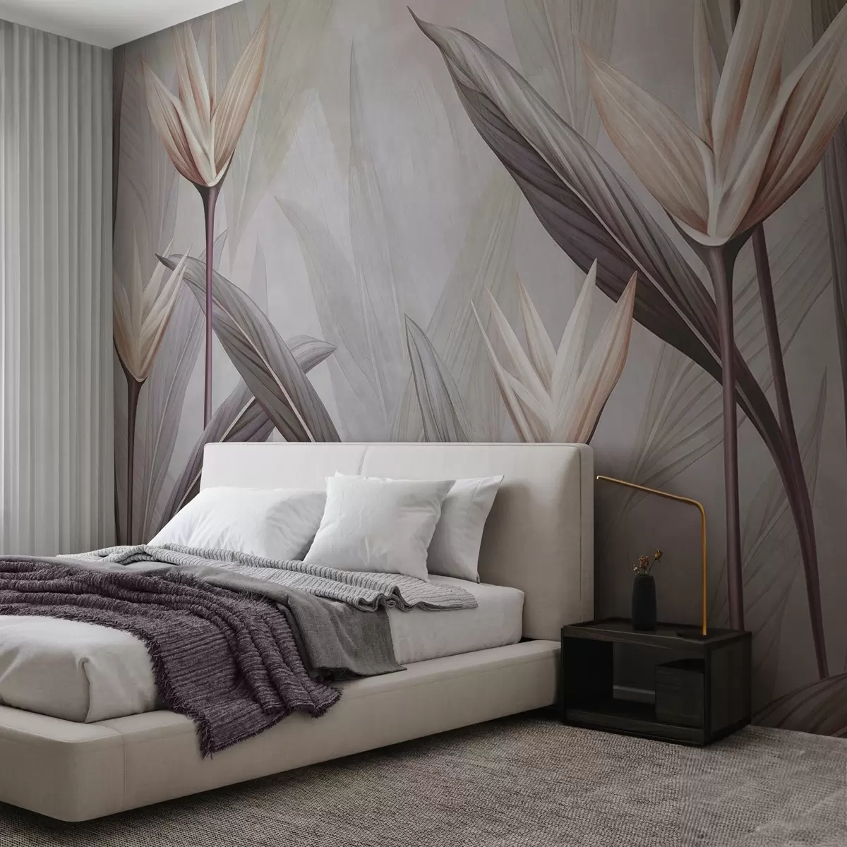 fotószőnyeg Tündér strelitzia w04324