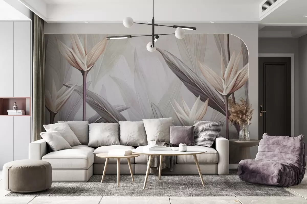 fotószőnyeg Tündér strelitzia w04324