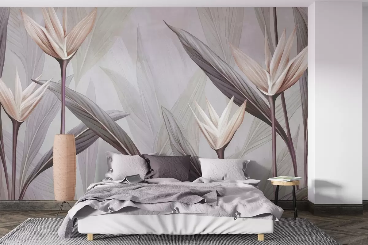 fotószőnyeg Tündér strelitzia w04324