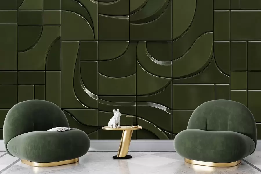 fotószőnyeg Fényes panelek utánzása w04325