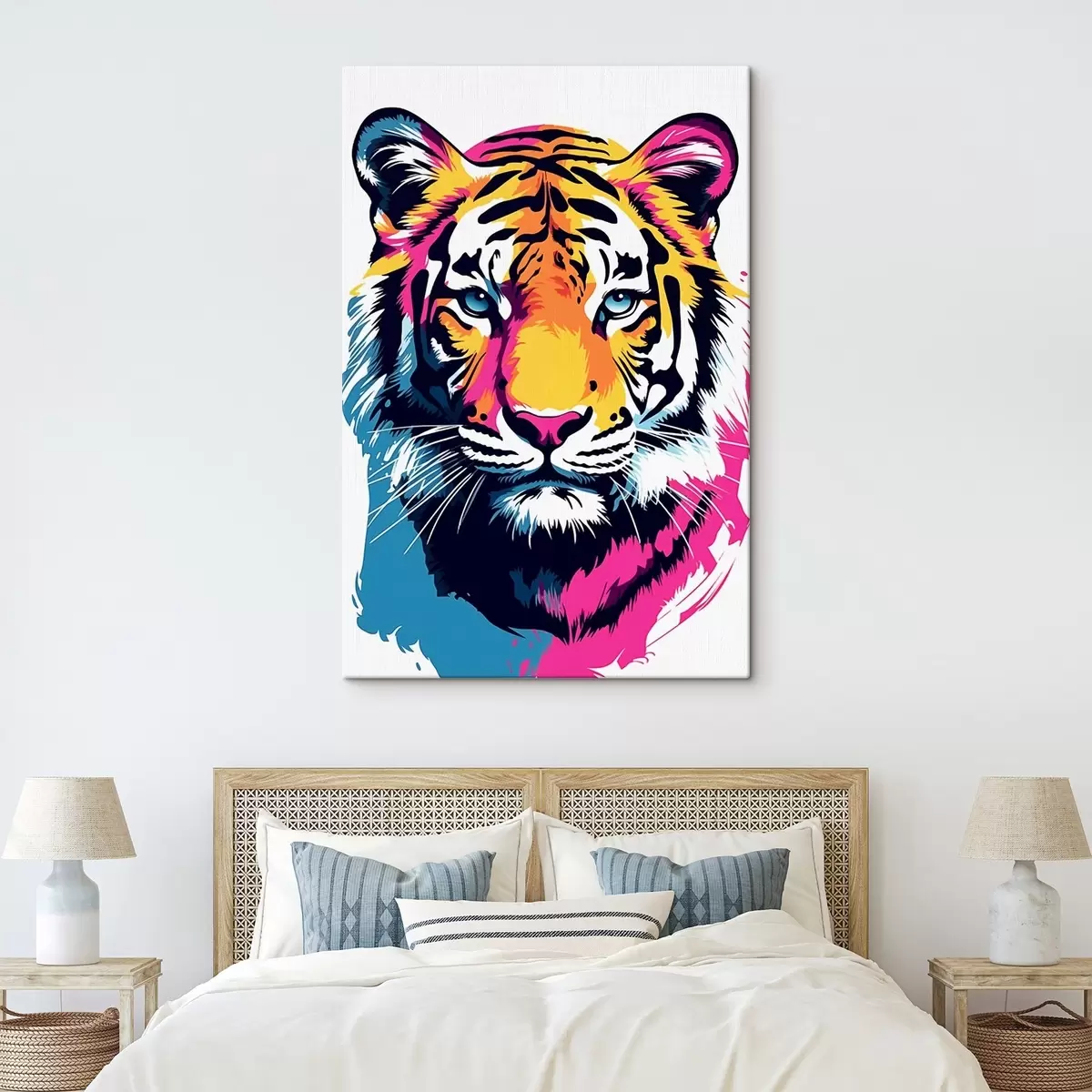 fotótapéta Neon tigris s45278