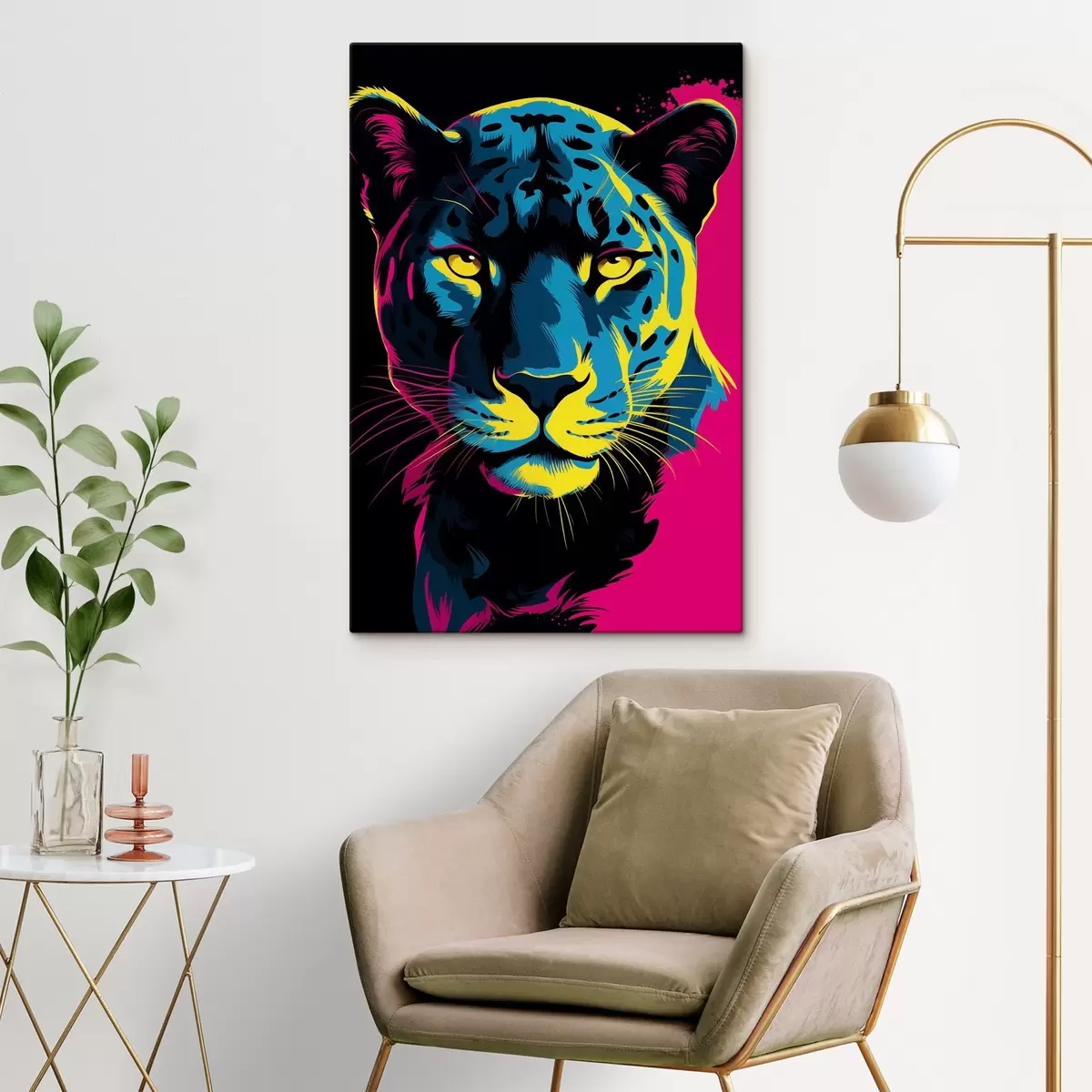 fotótapéta Tigris egy színpompás tigris s45280