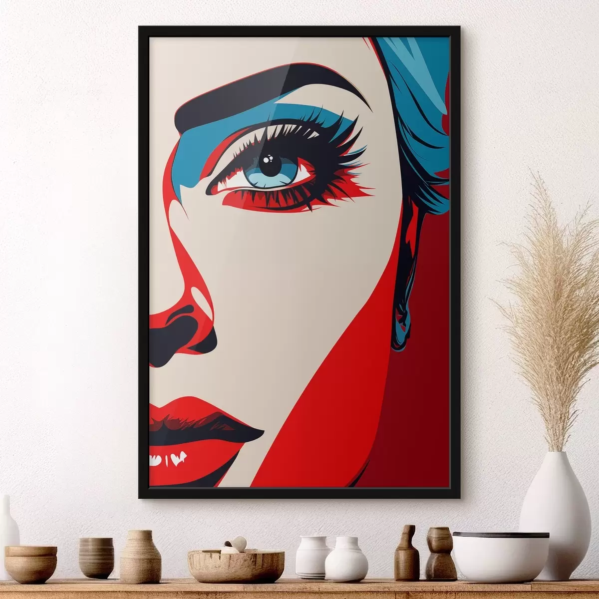 Plakát a sziklán Pop art ruha f45289