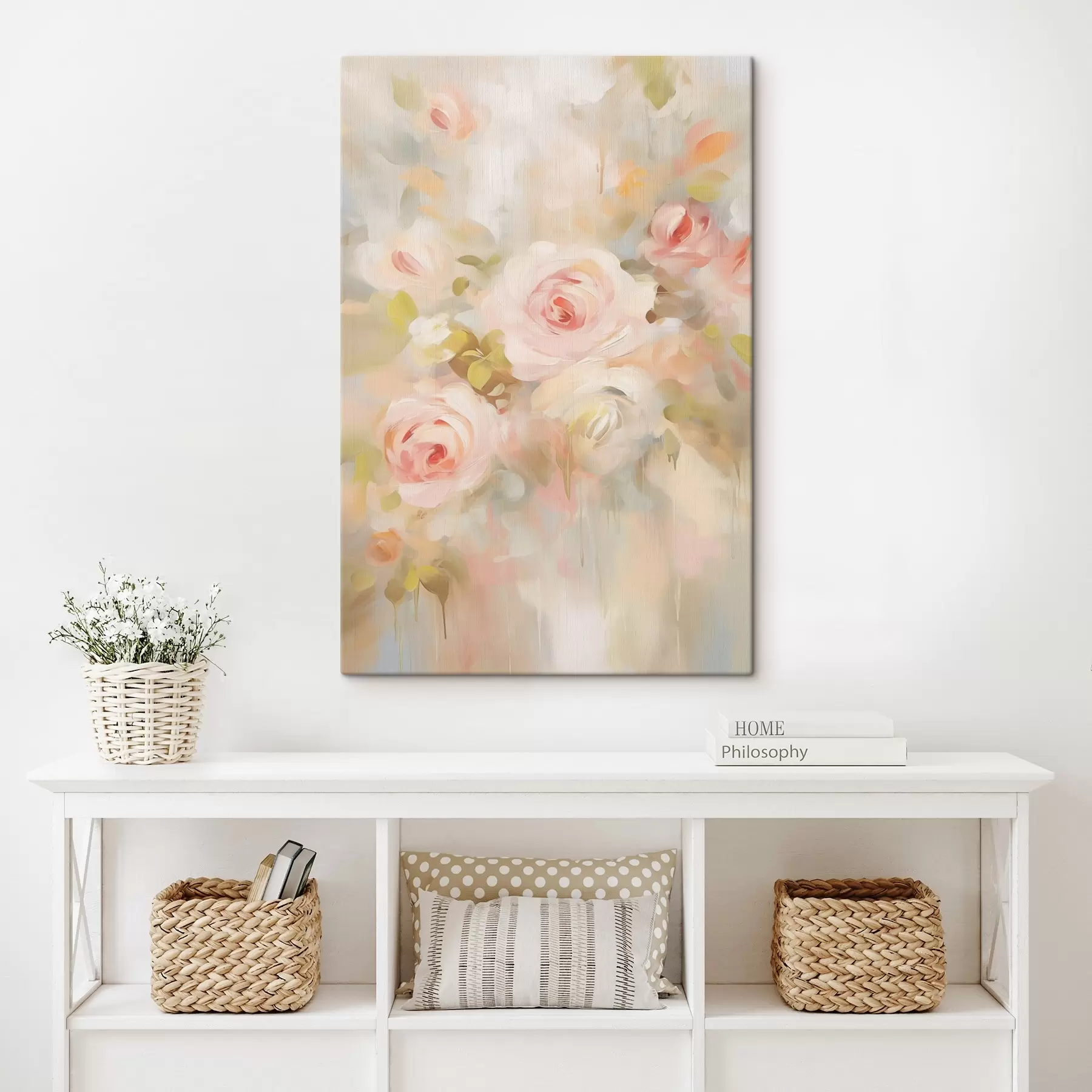 fotótapéta Rózsa utánzat festmény s45302