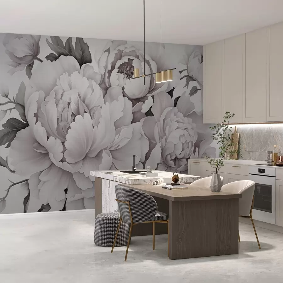 fotószőnyeg Finom bazsarózsa w04365v2