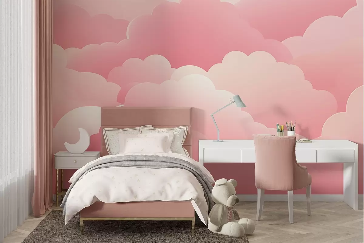 fotószőnyeg Felhők minimalista stílusban w04334v1