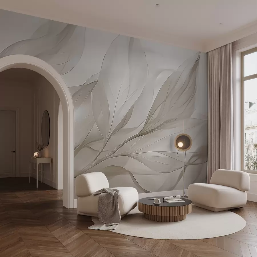 fotószőnyeg Átlátszó levelek w04376v2