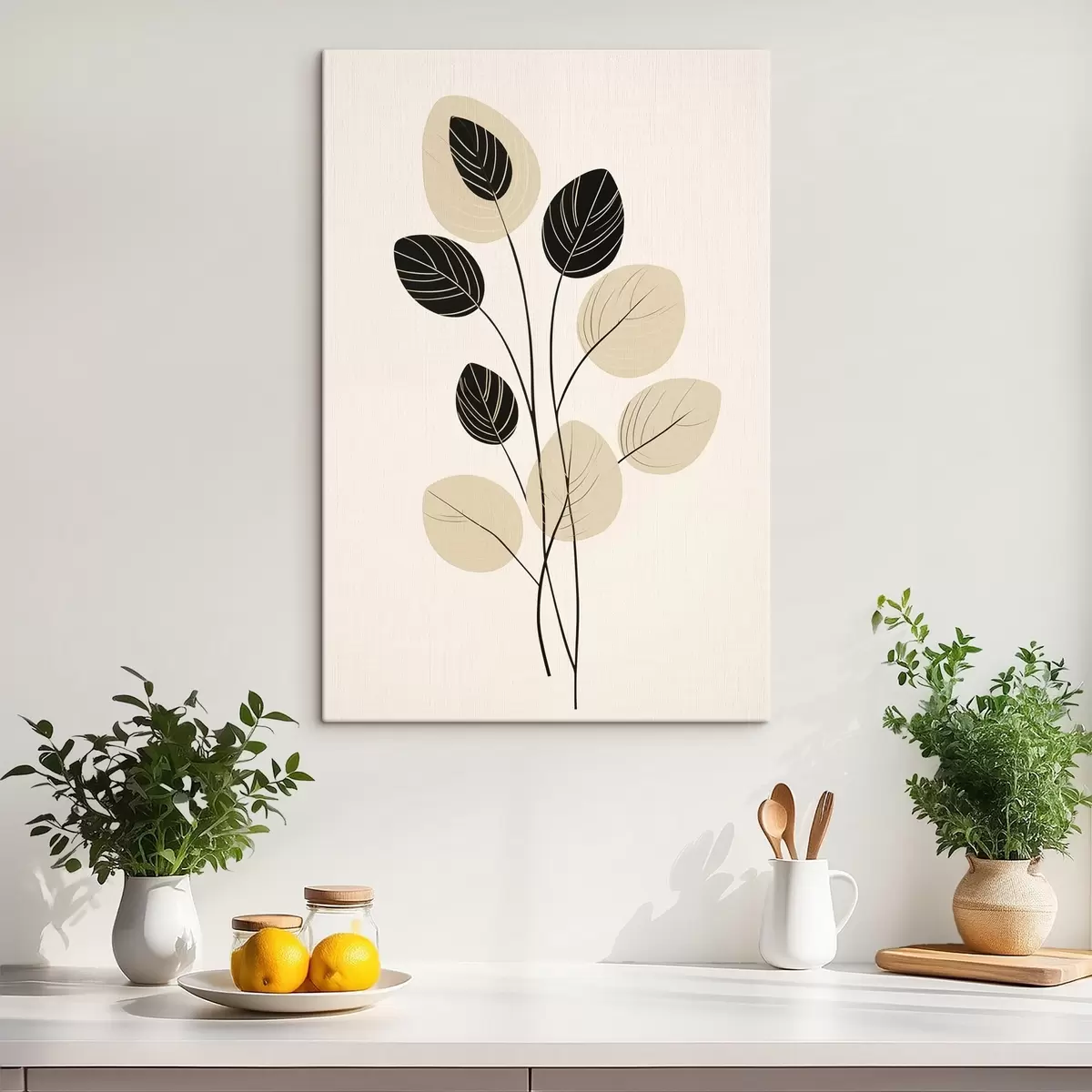 fotótapéta Minimalista botanikai illusztráció s45401