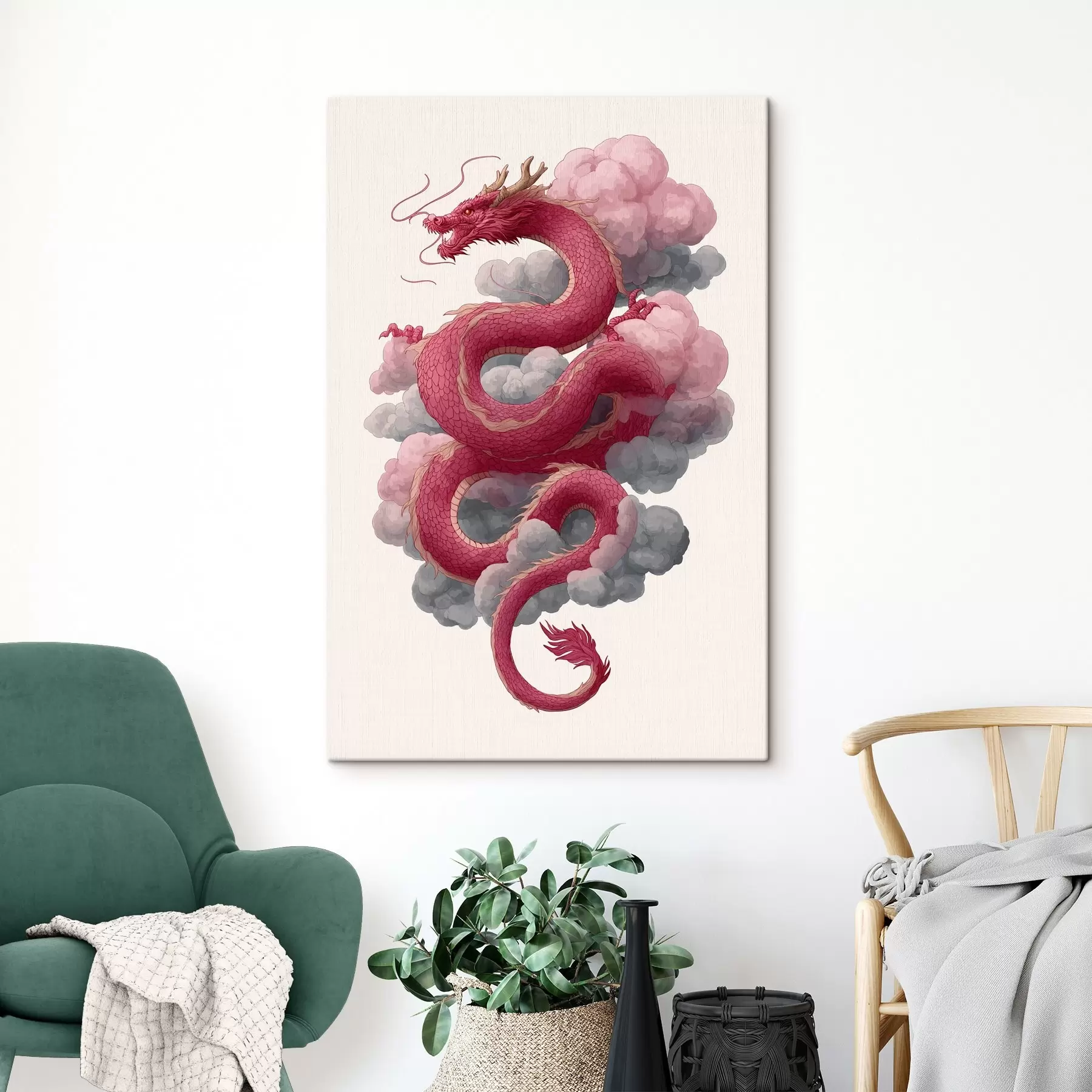 fotótapéta Sárkány kínai stílusban s45412