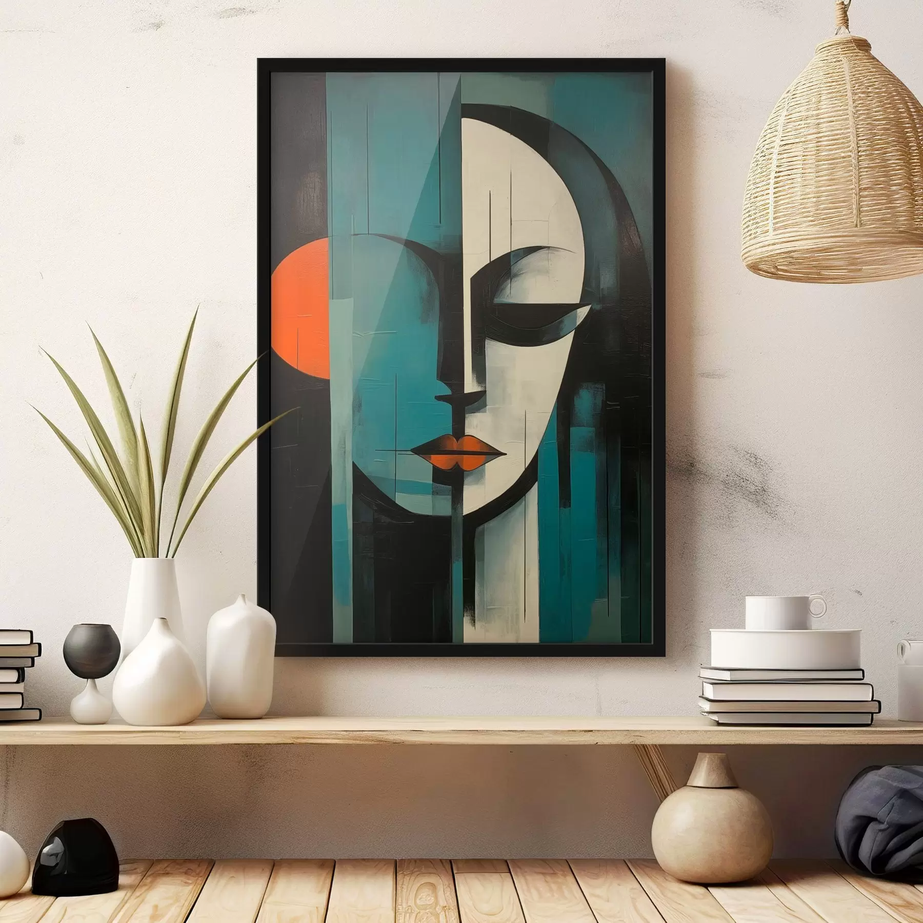 fotószőnyeg Absztrakt női portré f45437