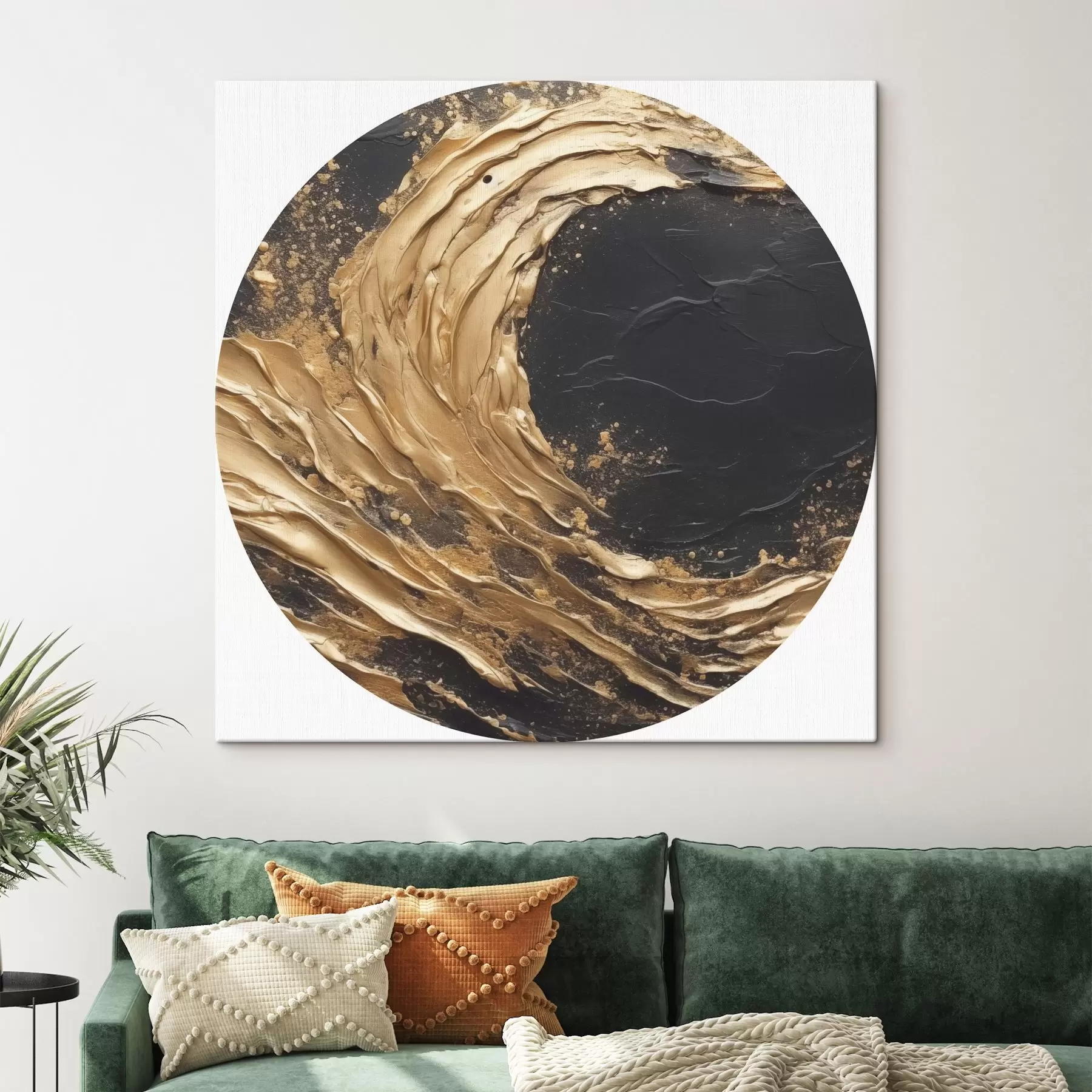 fotótapéta Absztrakt hullám narancssárga tónusokban r45441