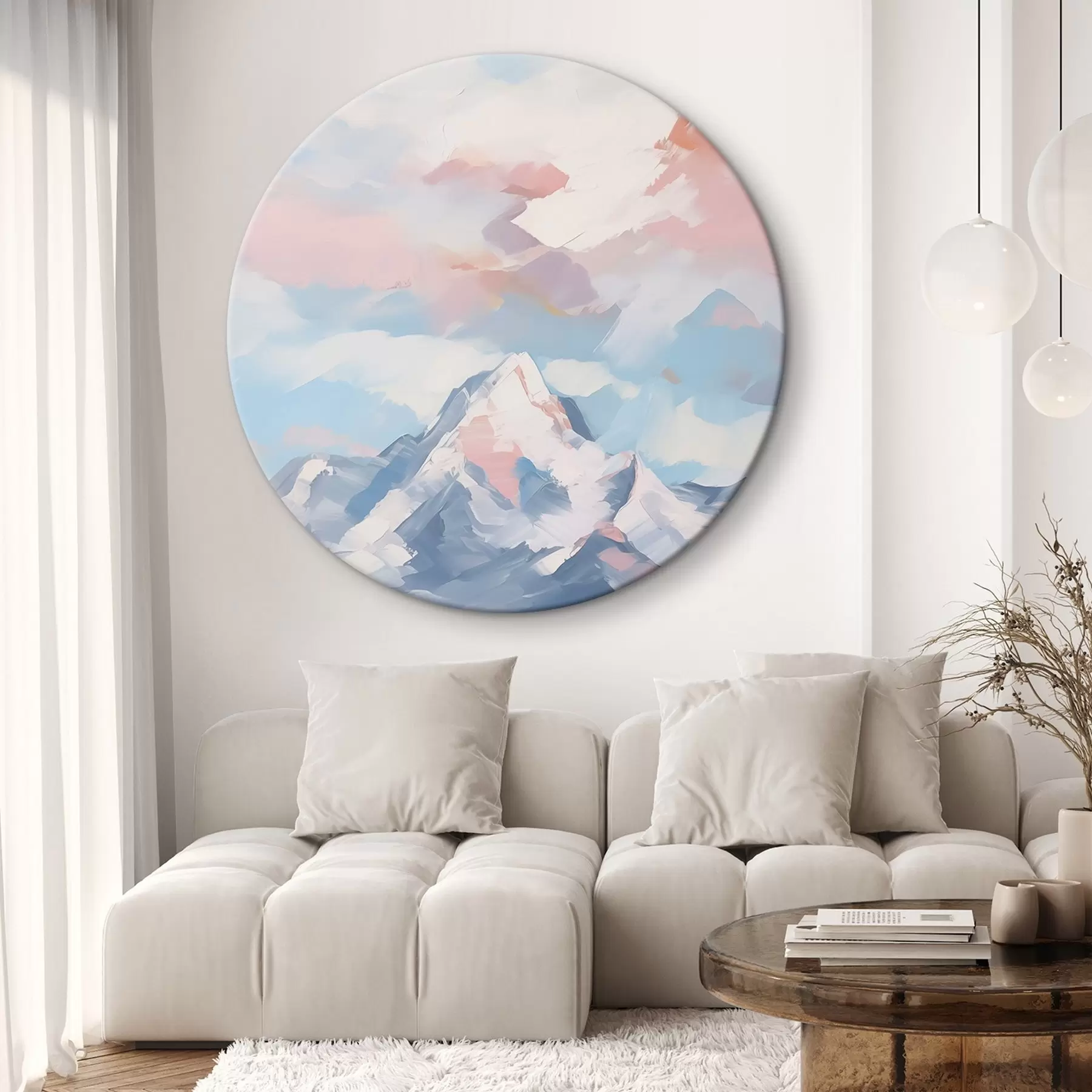 fotótapéta Hegy a felhős égbolton r45458