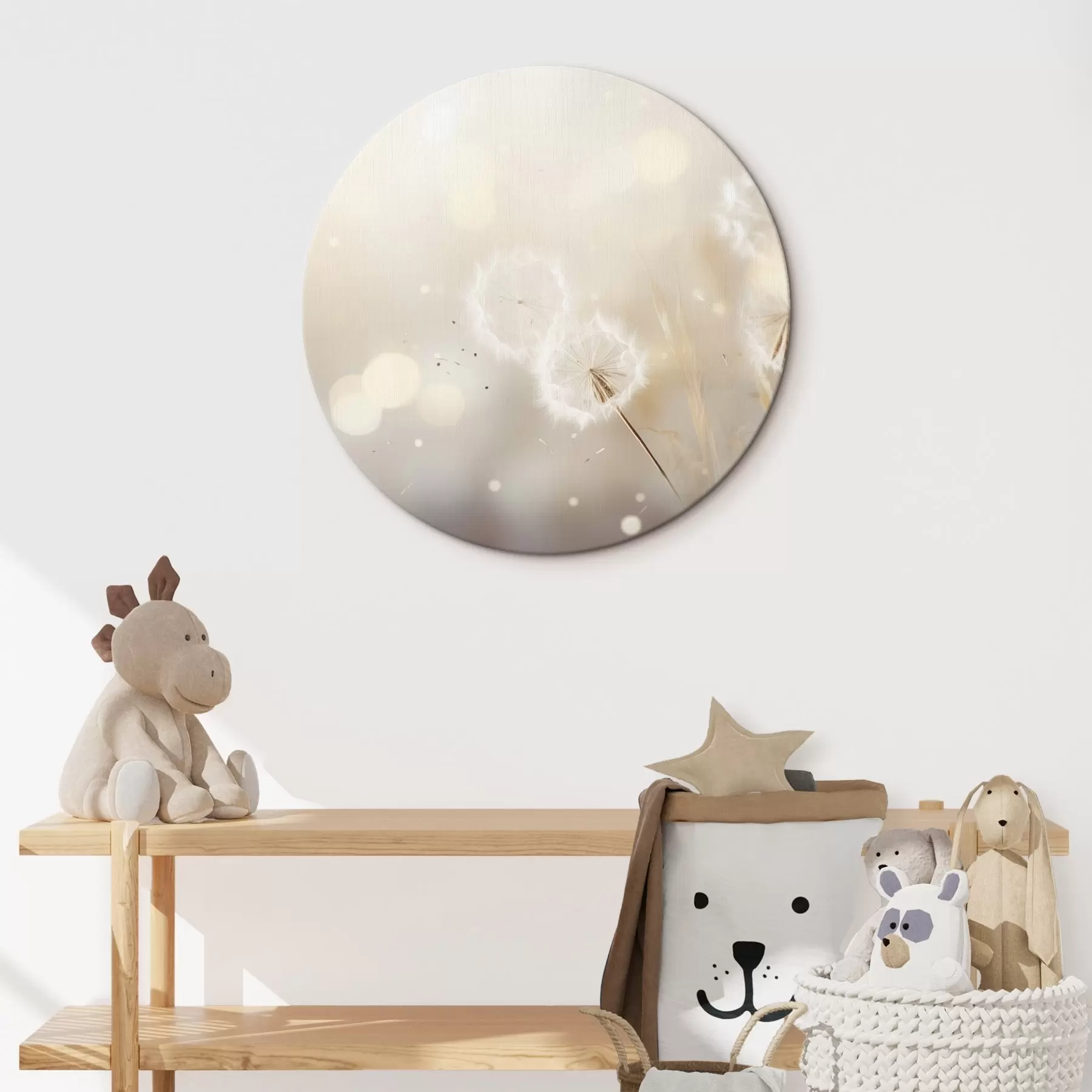 fotótapéta Finom pitypangok fényes fényben r45519