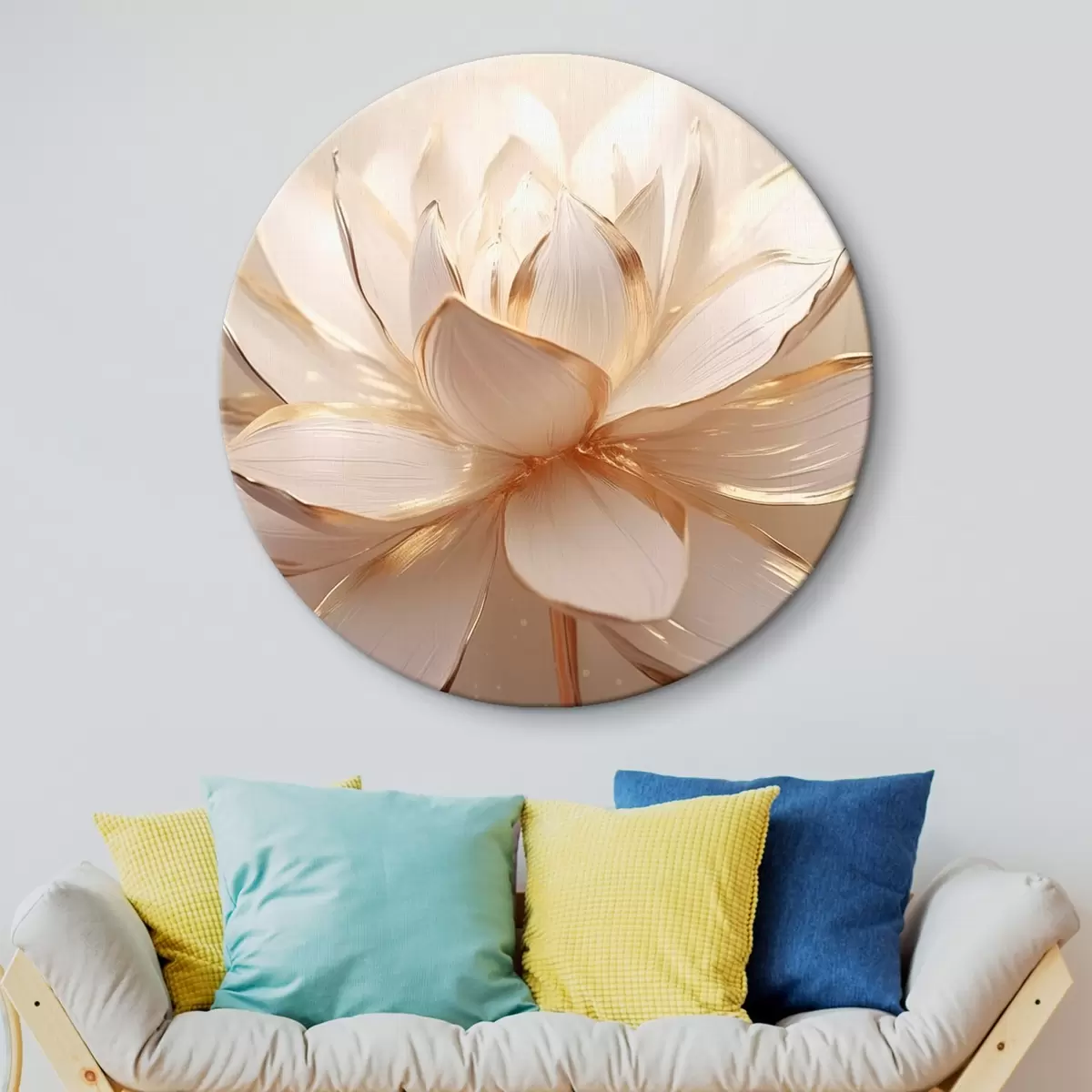 Kerek festmények Lotus r45631