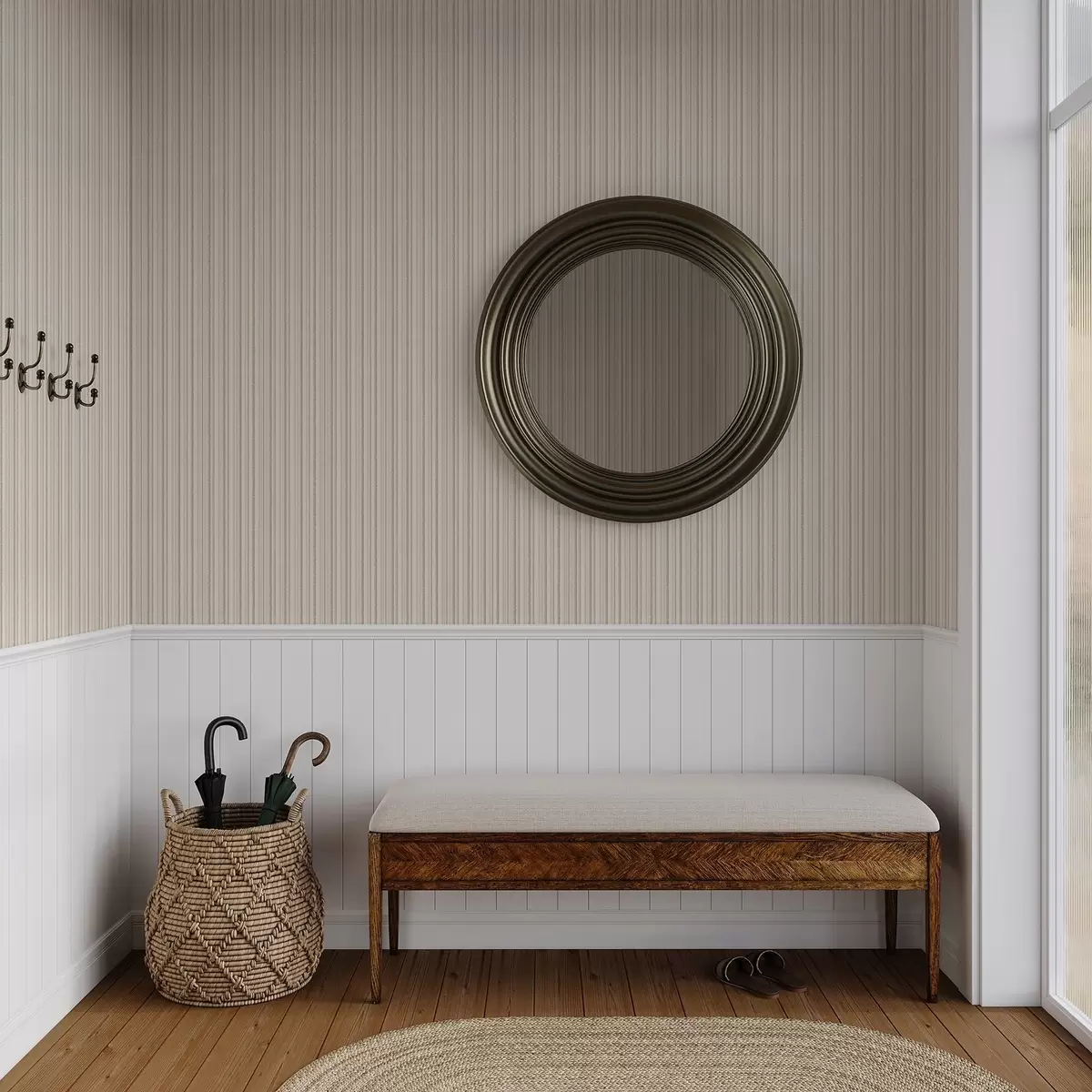 Háttérkép Vékony csíkok világos bézs árnyalatokban a00549