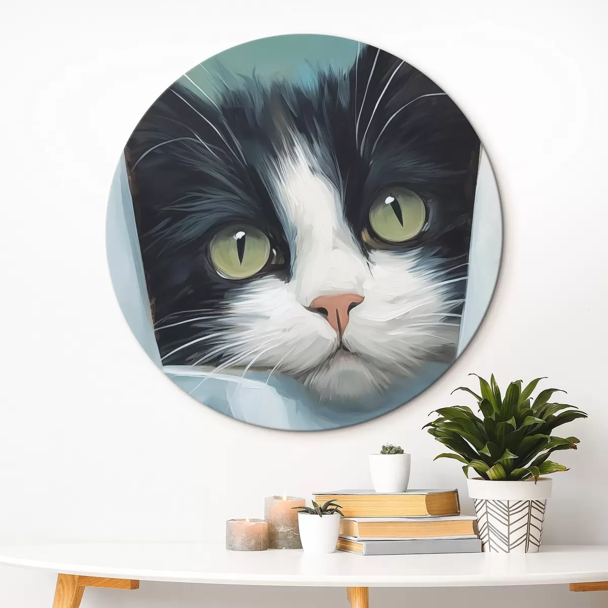 Kerek festmények Cat r45676