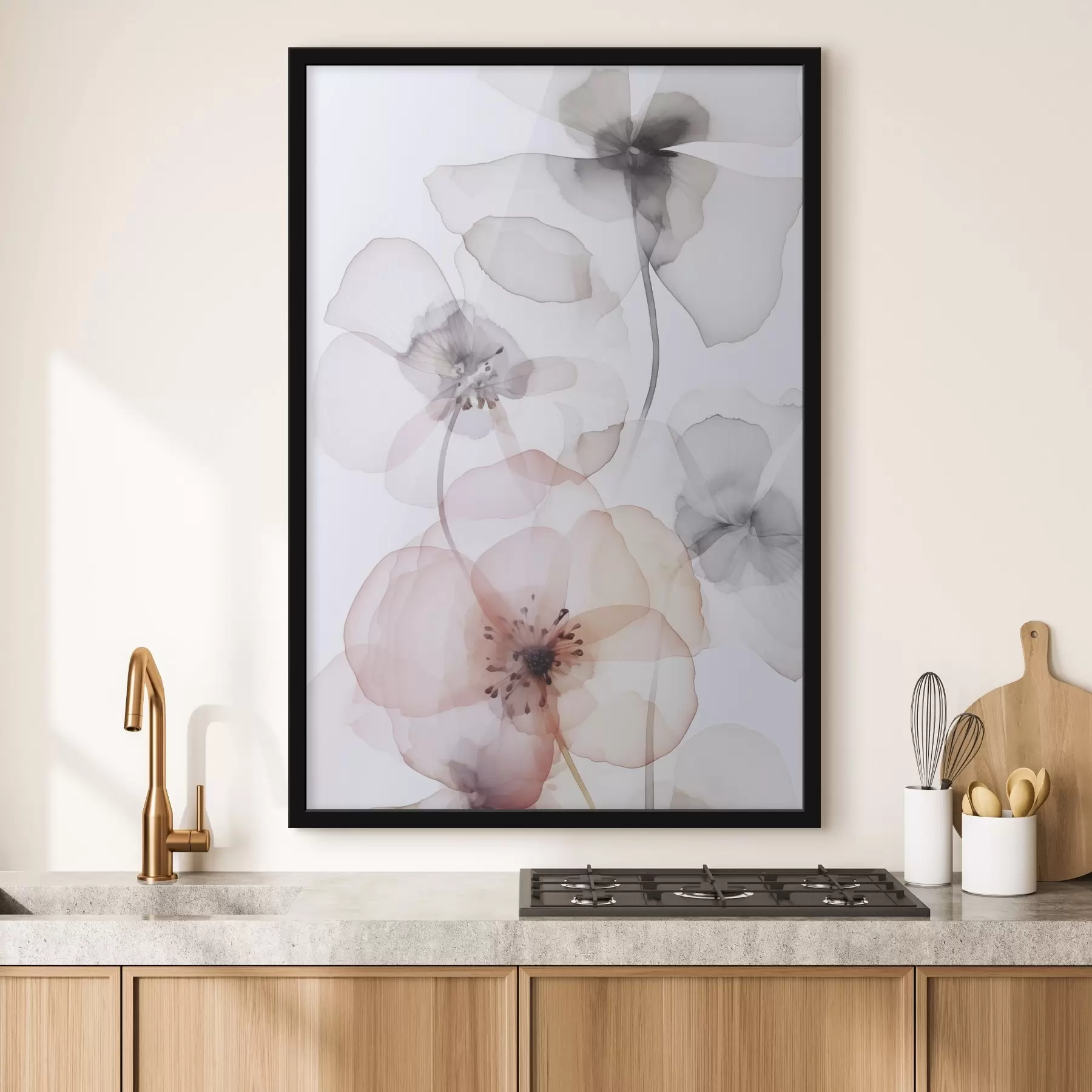 fotószőnyeg Virágok utánzata akvarell f45681