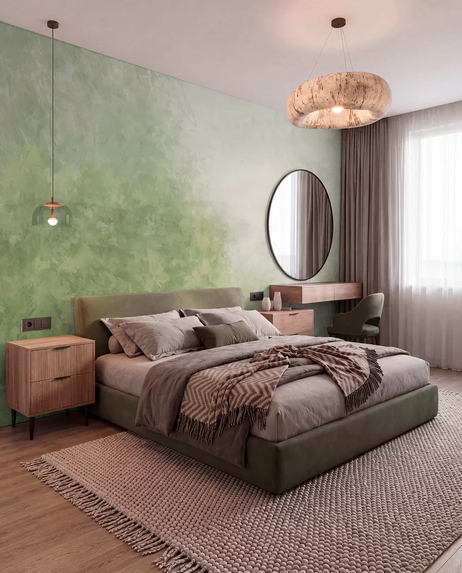fotószőnyeg  Levelek utánzata beton falon w04468