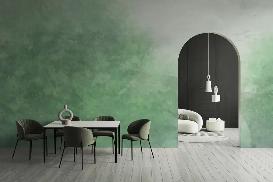 fotószőnyeg  Levelek utánzata beton falon w04468v2