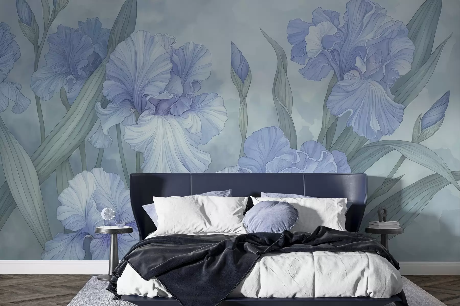 fotószőnyeg Illusztrált íriszek w04469