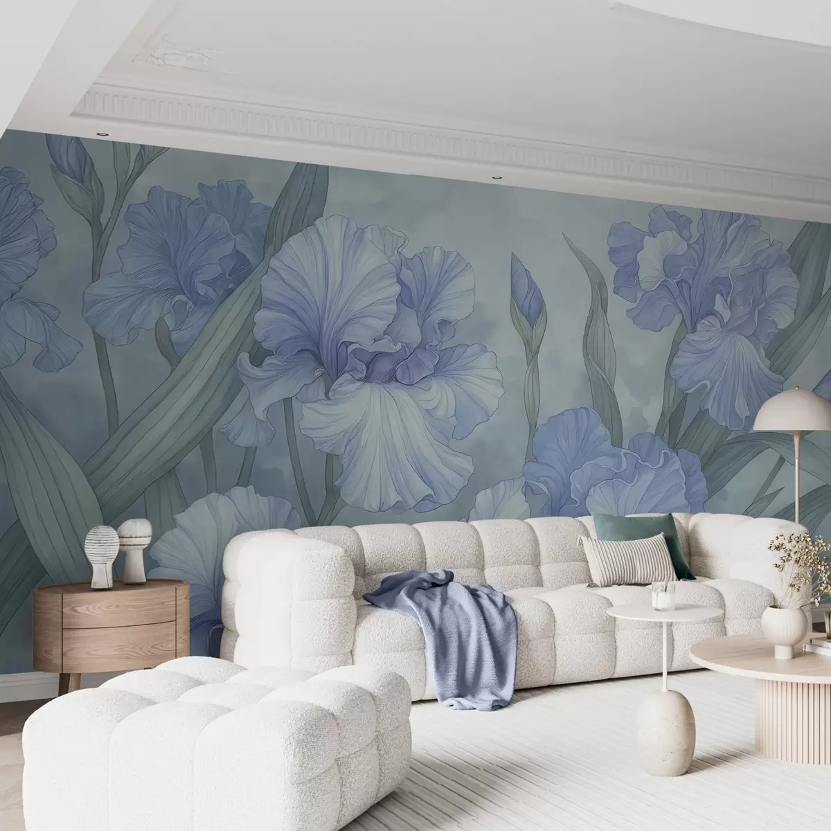 fotószőnyeg Illusztrált íriszek w04469