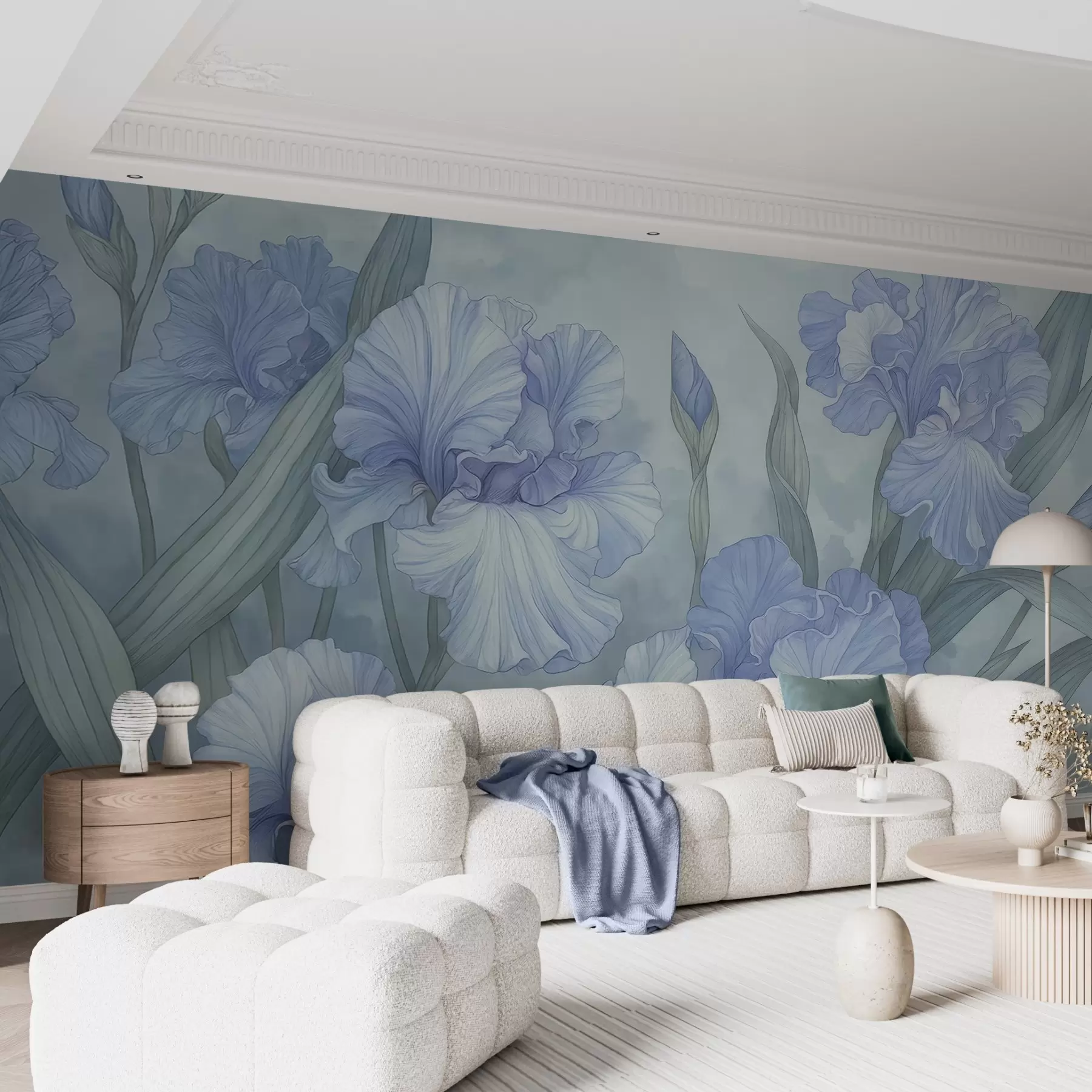fotószőnyeg Illusztrált íriszek w04469