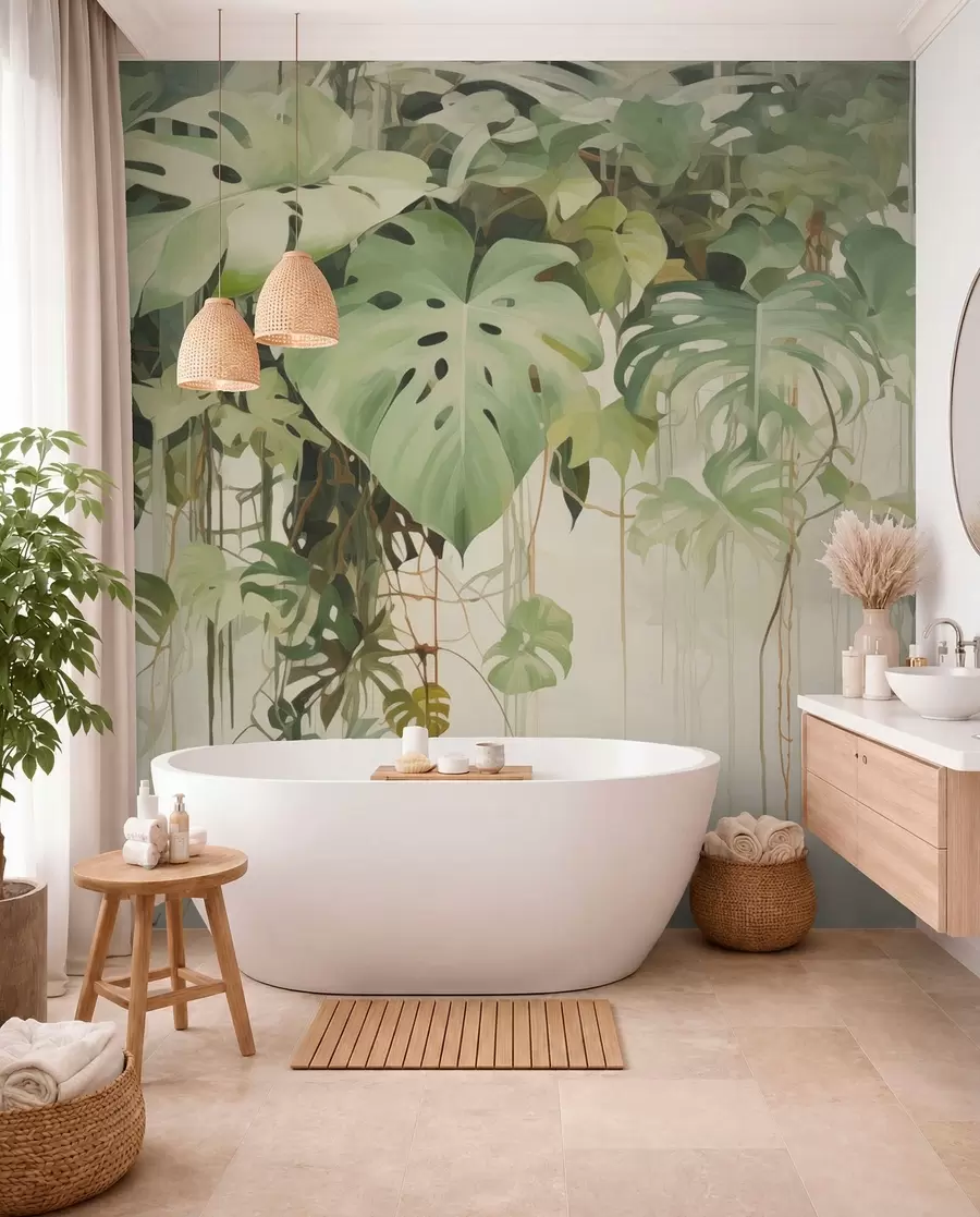 fotószőnyeg Monstera lombsátor w04525