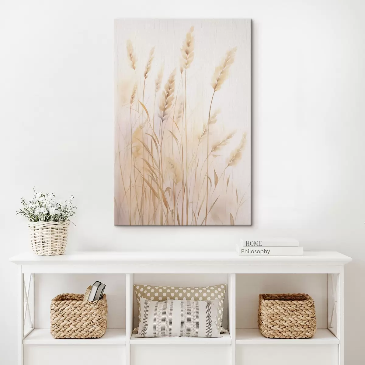 fotótapéta Spikelets imitáció akvarell s45761