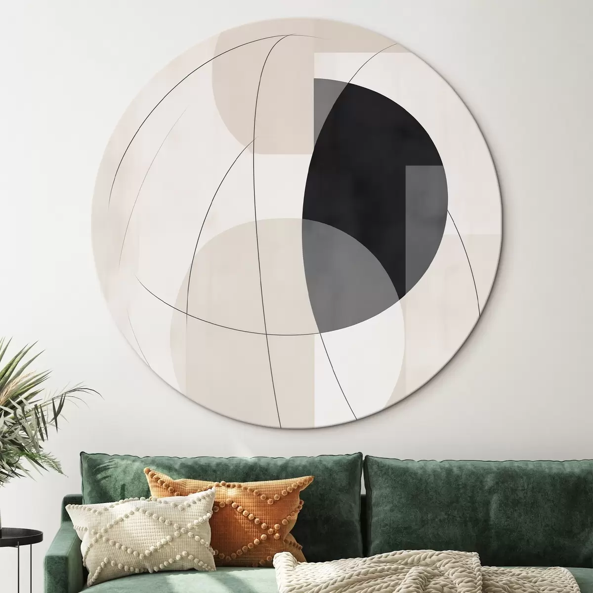 Kerek festmények Geometriai absztrakció r45767