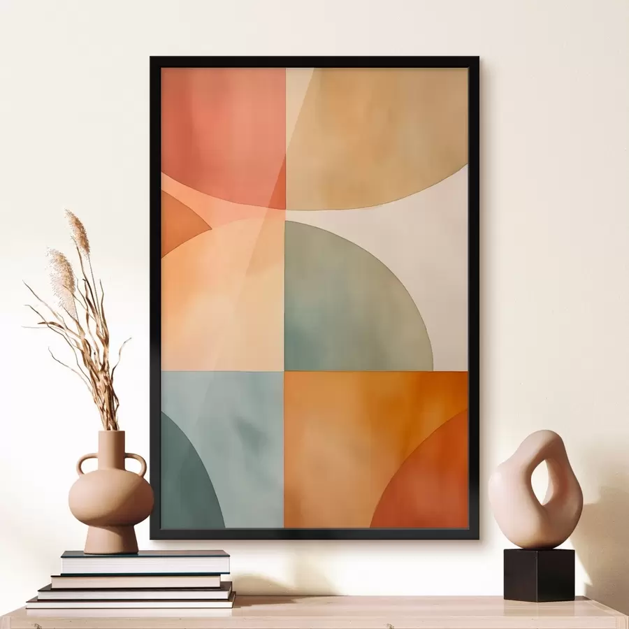 fotószőnyeg Geometrikus absztrakt körök f45793
